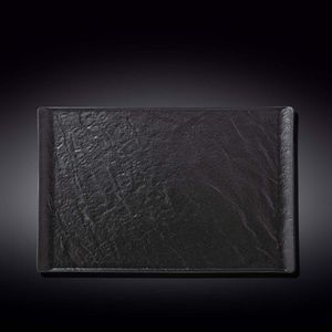 Fuente De Porcelana Color Negro 15X9.75 Plg - Wilmax