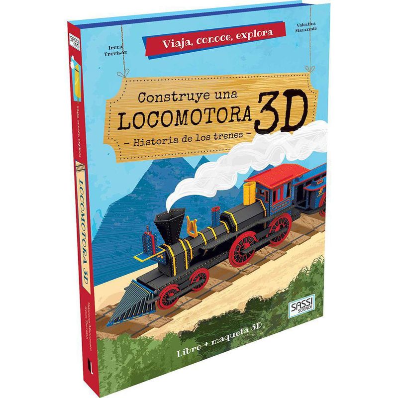Juego Educativo Construye Una Locomotora - Sassi
