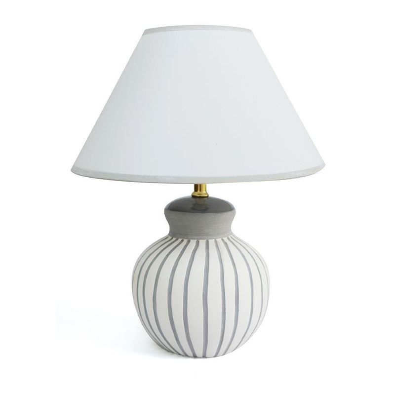 Lámpara De Mesa Rodas Eclectic Textura Gris Base E27 - Topis