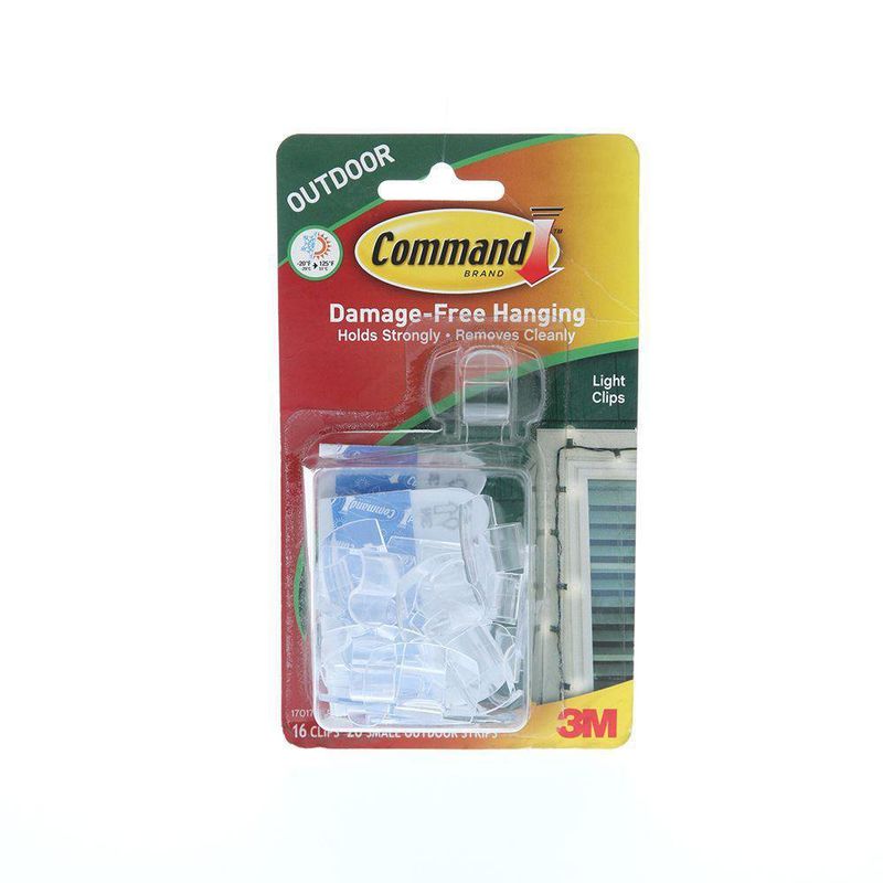 Clip Exterior Para Luz Navideña De 16 Pk