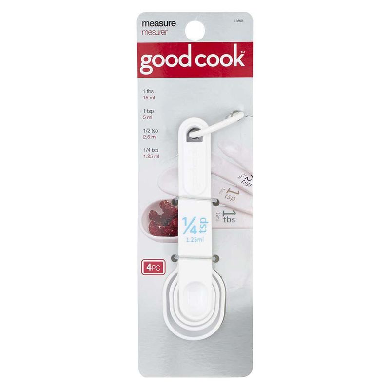 Cucharitas Medidoras S/4 Plástico - Good Cook