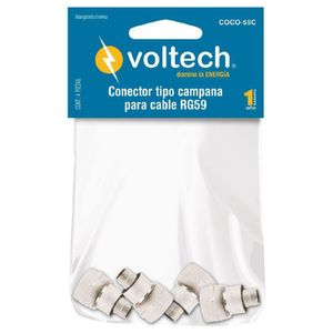 Conector Coaxial de Prensar Rg59