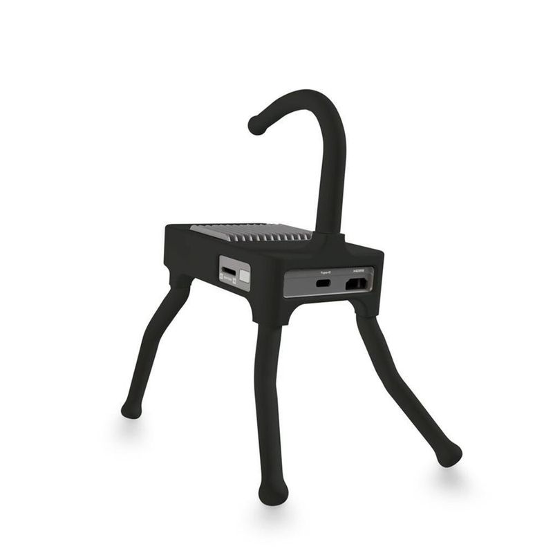 Proyector Portátil Negro De 5 Lasers Alta Definición, Imágenes Brillantes Hd 720P, Dinámico, Enfoque Automático Y Con 4 Horas De Proyección - Mimono