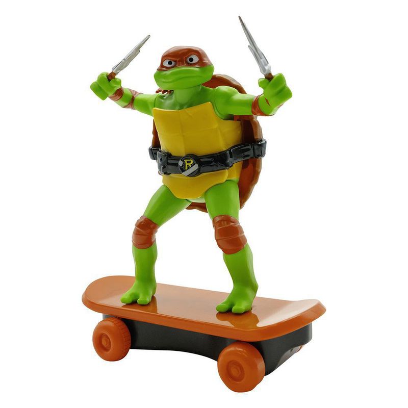 Figura en Patineta de 5" Diseños Surtidos - Tortugas Ninja