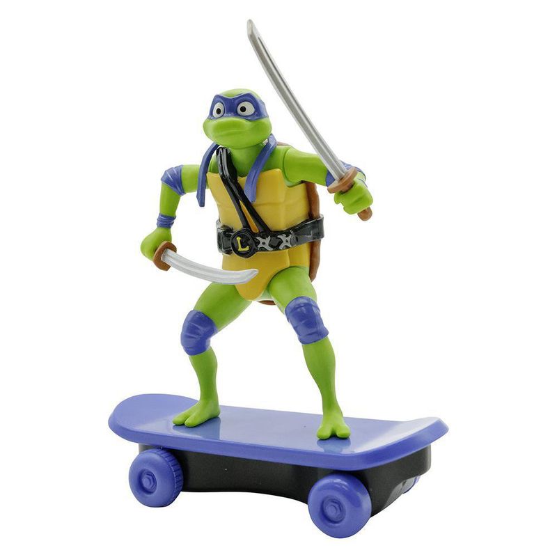 Figura en Patineta de 5" Diseños Surtidos - Tortugas Ninja