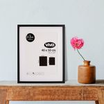 Marco Para Foto 40X50 Cm Negro - Viva