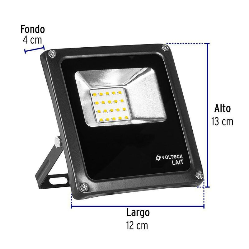 Reflector Delgado LED Luz Cálida 10 W - Volteck