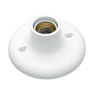 Plafonera Básica Base E-27 Blanca
