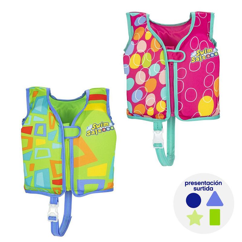 Chaleco Salvavidas Infantil Aquastar Swim Diseño Surtido