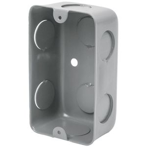 Caja Eléctrica Rectangular De Metal - Volteck