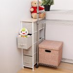 Gavetero Beige de 4 Gavetas Angosto