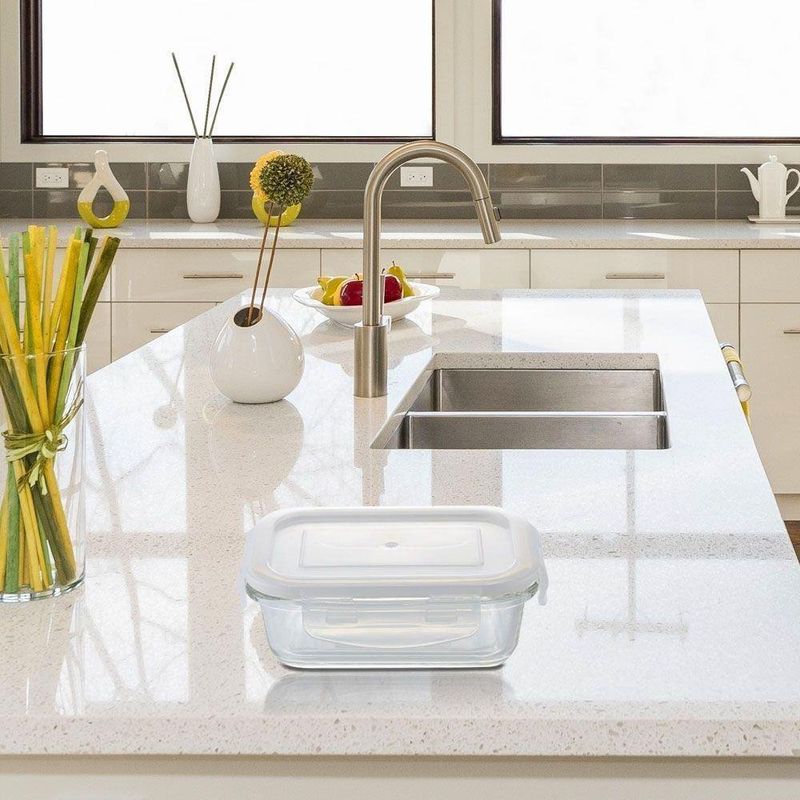 Recipiente Transparente Rectangular De 350 Ml - Nordika