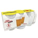 Set De 6 Vasos Americano De 6.42 Oz - Nadir