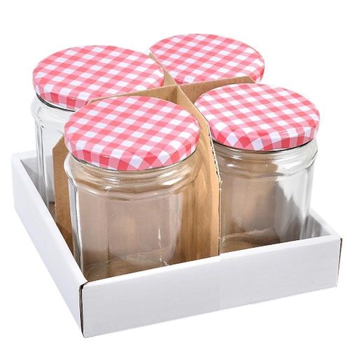 Set de 4 frascos 470 Ml