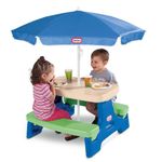 Mesa Para Picnic Con Sombrilla 74.93X64.26X46.99 Cm - Little Tikes