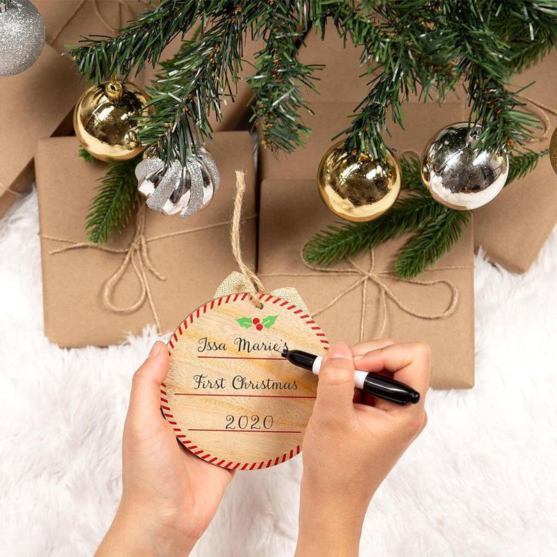 Ornamento Navideño Huella Primera Navidad De Tu Bebé - Pearhead