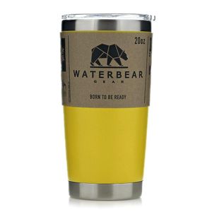 Vaso Térmico Acero Inoxidable Amarillo 20 Oz