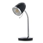 Lámpara De Escritorio Negra 1Bombillox11Wmax - Zlumini