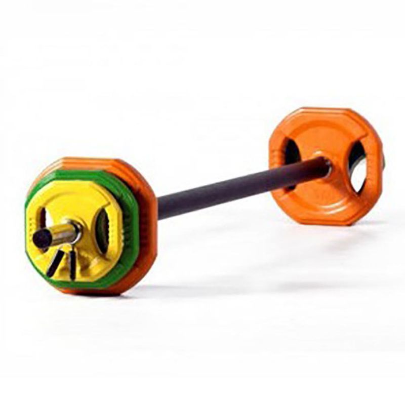 Barra De Body Pum Con Discos De Colores - Big Bear