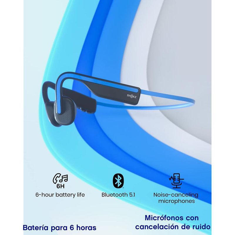 Audífono Inalámbrico Deportivo Open Move Azul - Shokz