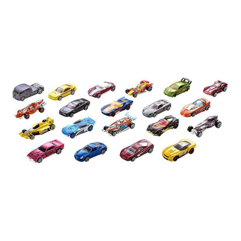Set De Vehículos En Escala 20 Pzas - Hot Wheels