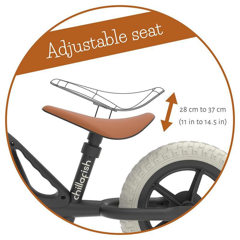 Bicicleta de Equilibrio Negra - Chillafish