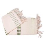 Toalla De Cocina Crudo Con Verde -  Natural Art