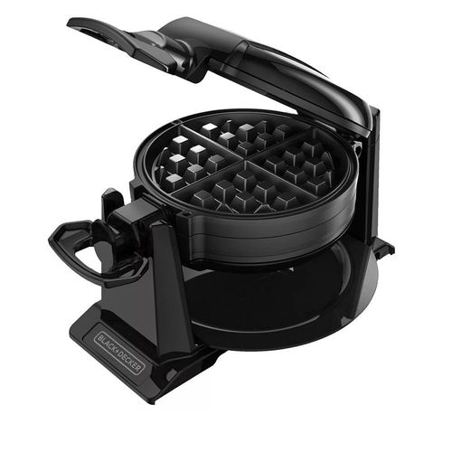 Wafflera Giratoria Antiadherente con Doble Plato de Cocción