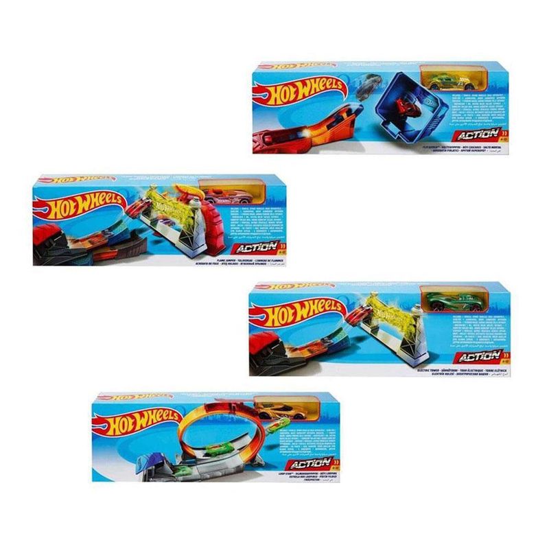 Set Pista De Acrobacias Diseños Surtidos - Hot Wheels