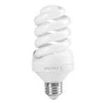 Bombilla CFL en Espiral Base E27 de 20W Ahorro de Energía Luz Fría