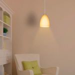 Lámpara Colgante Amarilla 1Bombillox60W - Tecnolite