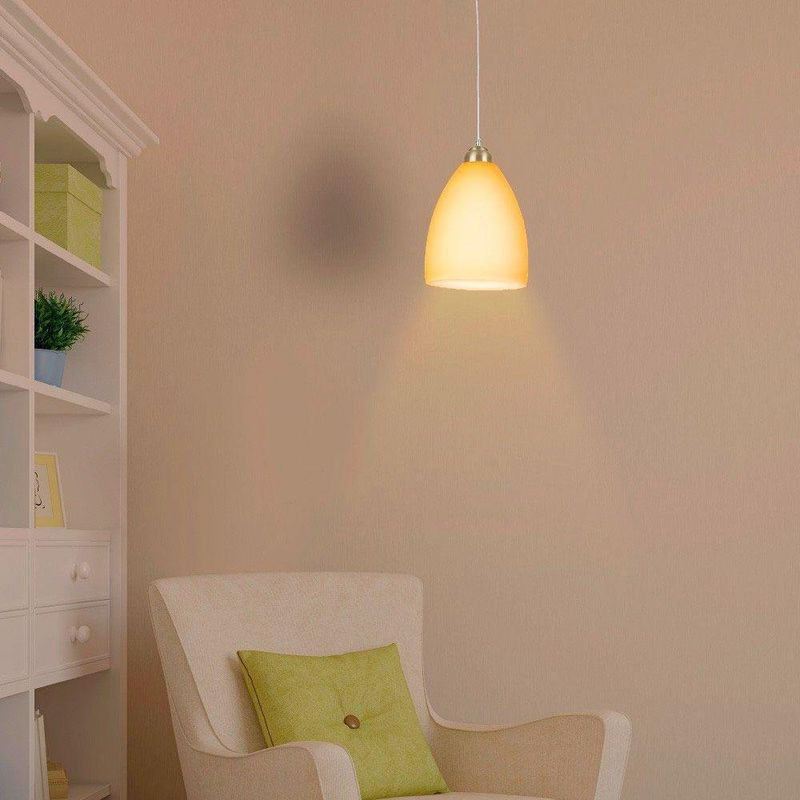 Lámpara Colgante Amarilla 1Bombillox60W - Tecnolite