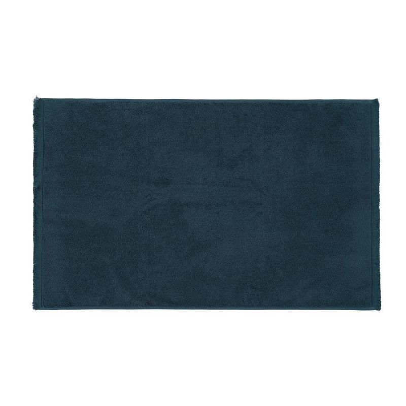 Alfombra De Baño Azul Oscuro 50x80 Cm - Livim Natural Home