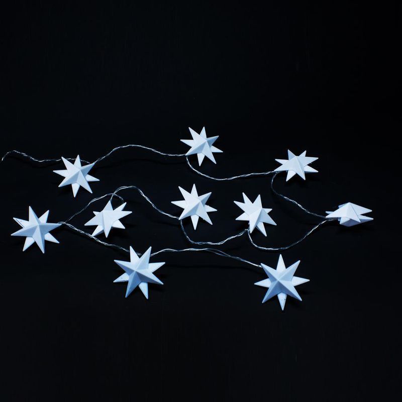 Serie De 10 Luces LED Estrellas - Scandi