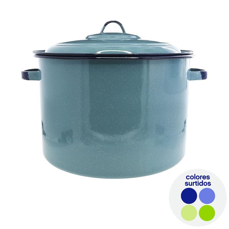 Olla Recta de Peltre de 33 cm