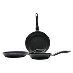 Set de 3 Sartenes 20, 24 Y 26 Cm Color Negro
