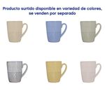 Pocillo Corn Relieve 12 Oz Colores Surtidos - Toscana