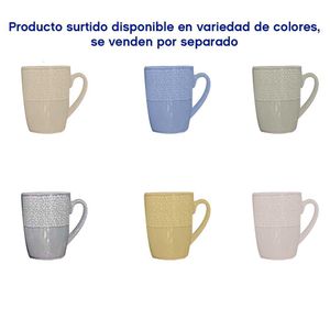 Taza Corn Relieve 12 Oz Colores Surtidos