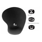 Mousepad De Foami Gel Con Apoyador Negro - Xtech