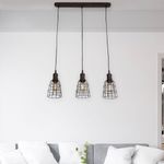 Lámpara De Techo Chocolate 3 Luces De 60W - Z