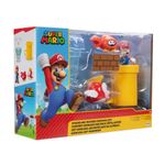 Set Diorama Aguas Agitadas Almíbar De 2 1/2 Plg - Super Mario