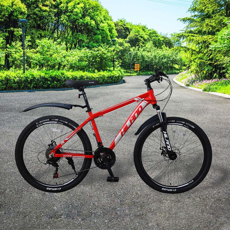 Bicicleta de Montaña Rin 26 de 21 Velocidades Roja - Hiland