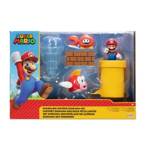 Set Diorama Aguas Agitadas Almíbar De 2 1/2 Plg - Super Mari0