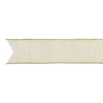 Listón Navideño de 2.5 plg x 10 yardas Color Dorado Brillante