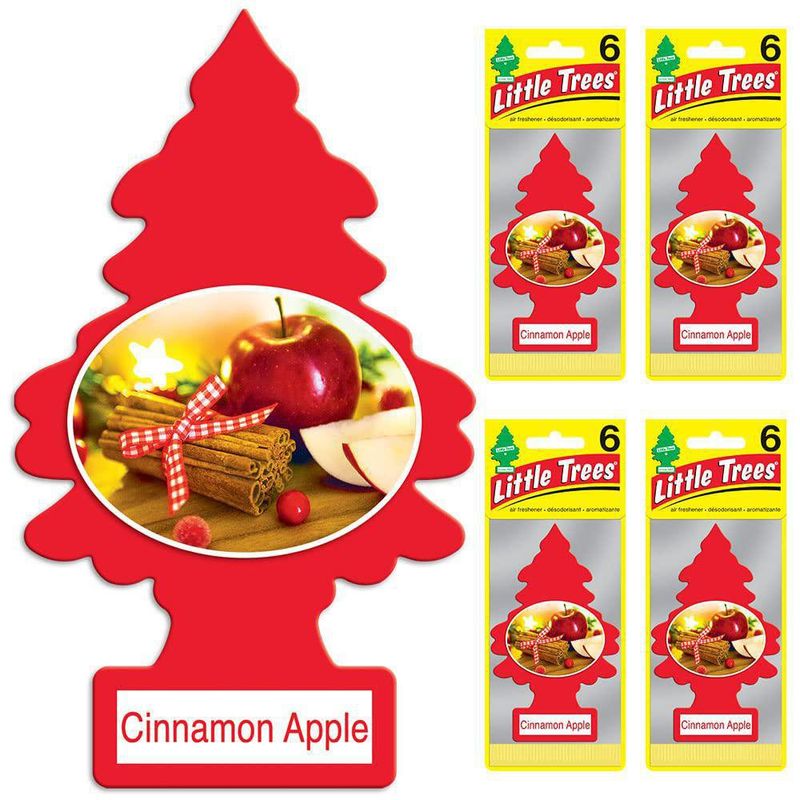 Aromatizante Manzana Canela 6 Pzas - Little Trees