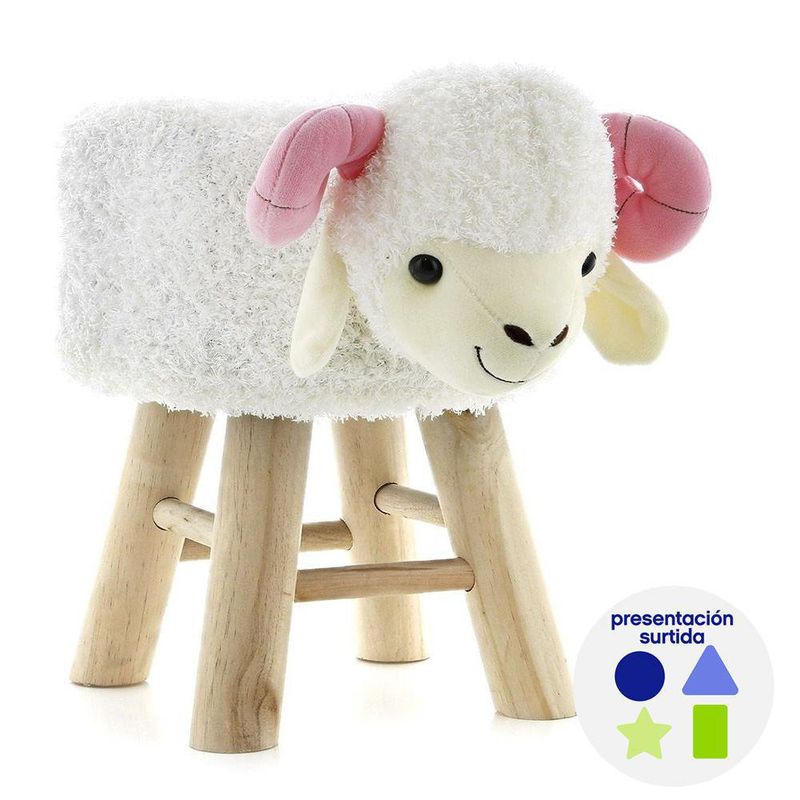 Banquito Infantil Animalitos Diseños Surtidos - Baby Mink