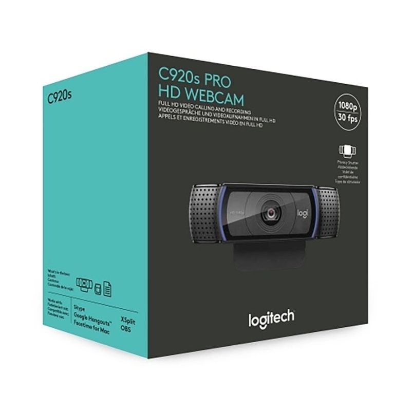 Cámara Web C920S Hd Pro - Logitech