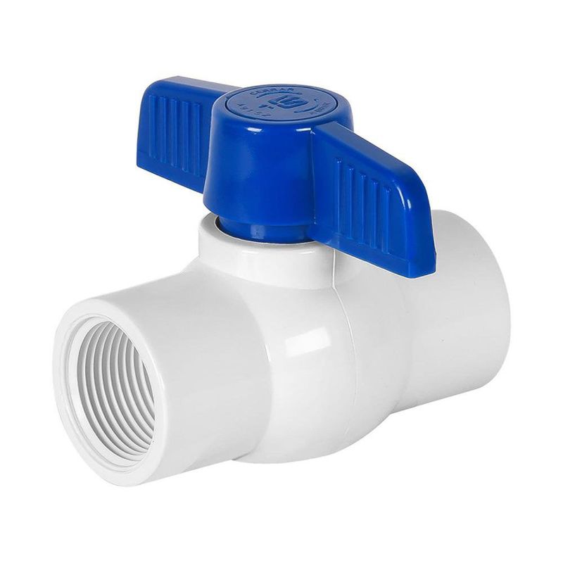 Válvula Bola de PVC con Rosca 1 Plg