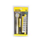 Set De Copas Y Accesorios Raíz 10 Piezas 3/8 Plg  - Stanley