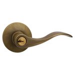 Manija Decorativa de Bronce Latón Brillante